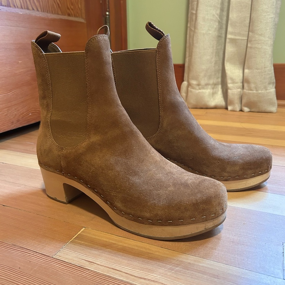 Loeffler Randall Annabelle Suede Clog Boot